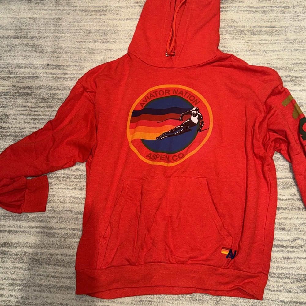 Aviator Nation Red Hoodie